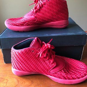 Red Basket Weave Air Jordan High Top Mens size 6